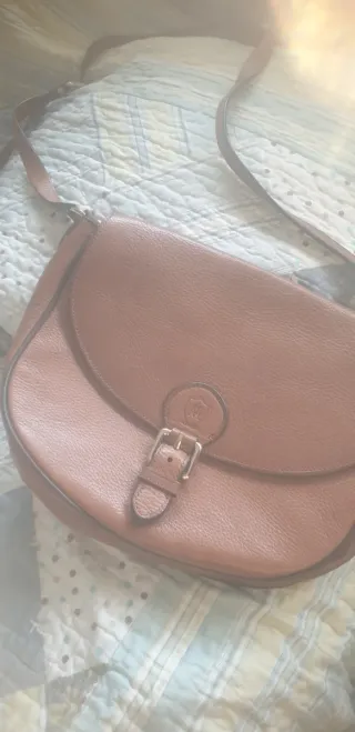 Bolso Massimo Dutti Piel Marrón