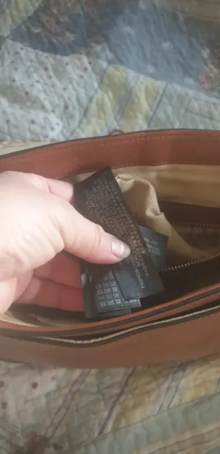 Bolso Massimo Dutti Piel Marrón