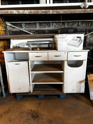 Mueble Sigma blanco con cajones