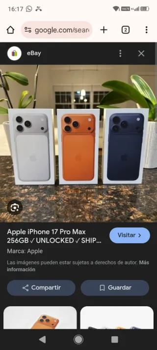 iPhone 17 Pro Max 256GB