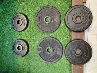 Pesas de entrenamiento (2.5kg, 1.5kg, 4lbs)