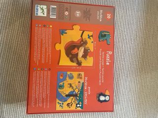 Puzzle Djeco 20 piezas texturas animales