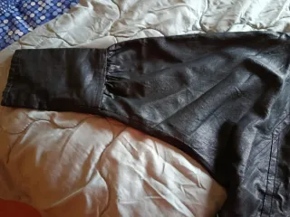 Cazadora Piel Creenstone Negra Mujer