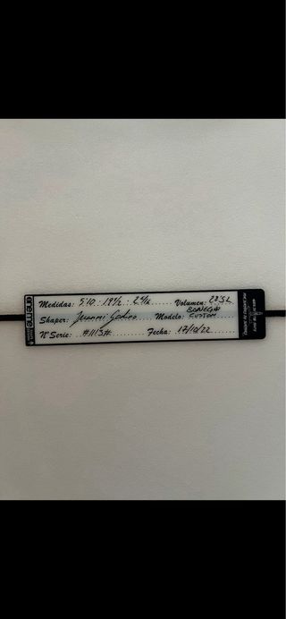 Tabla de surf Oneme 5'10 28.5L