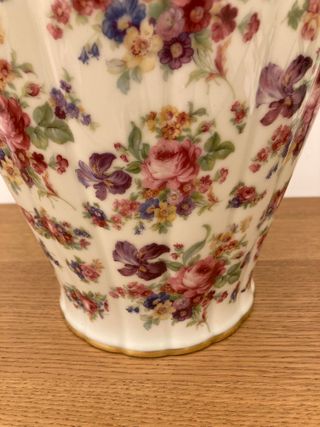 Vaso porcellana floreale Thomas Bavaria Germany