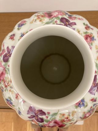 Vaso porcellana floreale Thomas Bavaria Germany