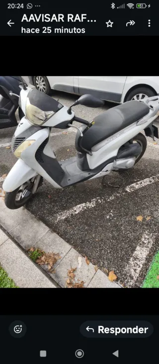 Moto Honda SH 135I Blanca