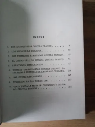 Los atentados contra Franco