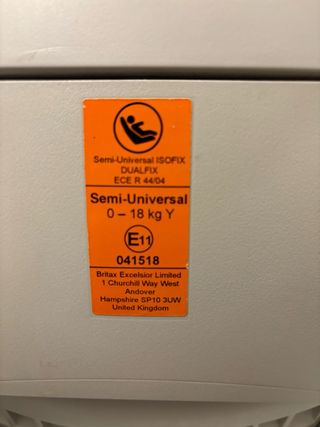 Britax Römer Dualfix Silla de Coche