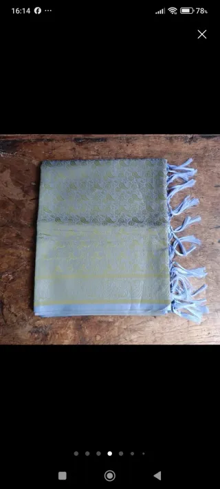 Pañuelos de seda de la India.