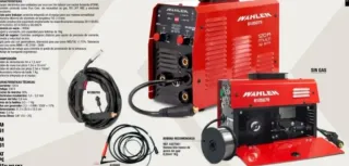 Equipo soldadura inverter Whalen electrodos e hilo