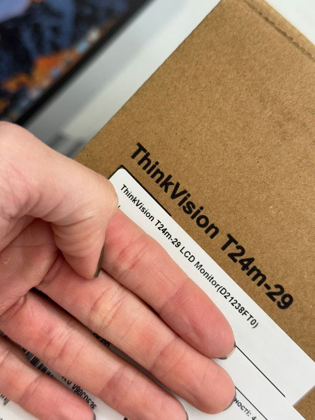 MONITOR LENOVO THINKVISION T24m-29 PRECINTADO