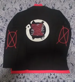 Sudadera Jorge Lorenzo 48 Moto GP Negra y Roja