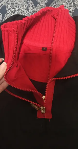 Sudadera Jorge Lorenzo 48 Moto GP Negra y Roja