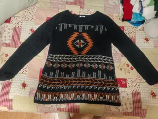 Jersey de lana estampado