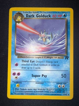 Dark Golduck Team Rocket 37/82 Carta Pokémon