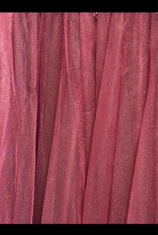 Vestido de gala morado/rojo