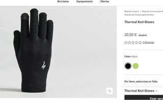 Guanti Specialized Termici Taglia S