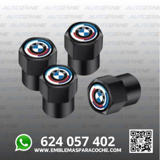 Tapones BMW 50 Aniversario negros válvula de rueda