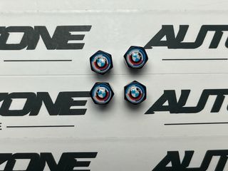 Tapones BMW 50 Aniversario negros válvula de rueda