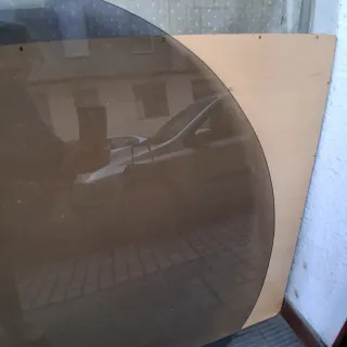 Cristal sobremesa comedor color humo