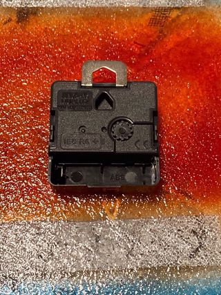 Orologio da parete in vetro fuso 45x15,5