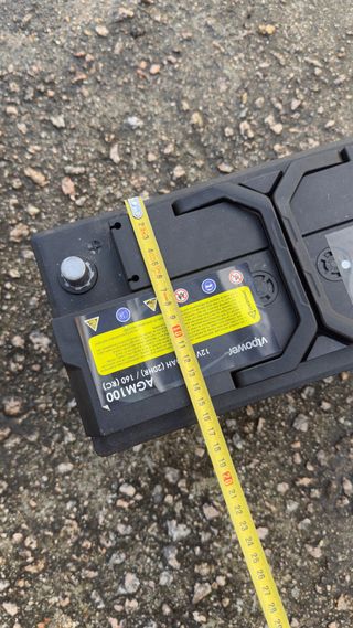 Batería VTPower AGM 100 amperios.