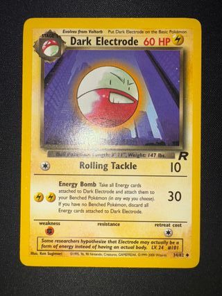 Dark Electrode Team Rocket 34/82 Carta Pokémon