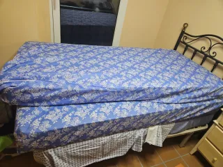 Doble somier nido 90x190cm y sus 2 colchones