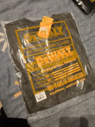 Camiseta manga corta Dewalt 100 Años