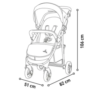 Silla de paseo bebé nueva con su  caja