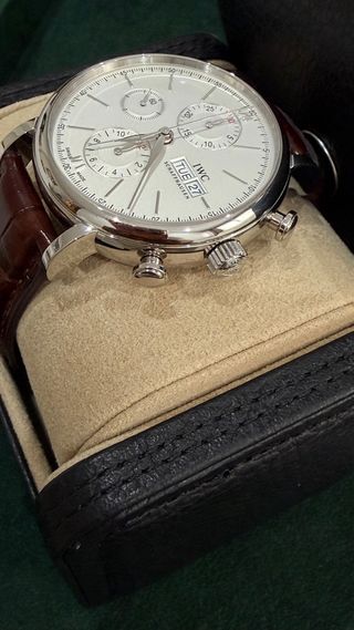Reloj IWC Portofino Marrón y Plateado