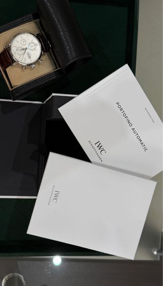 Reloj IWC Portofino Marrón y Plateado