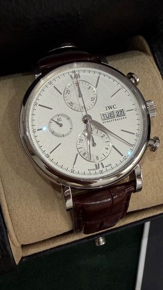 Reloj IWC Portofino Marrón y Plateado