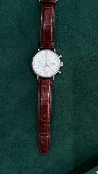 Reloj IWC Portofino Marrón y Plateado