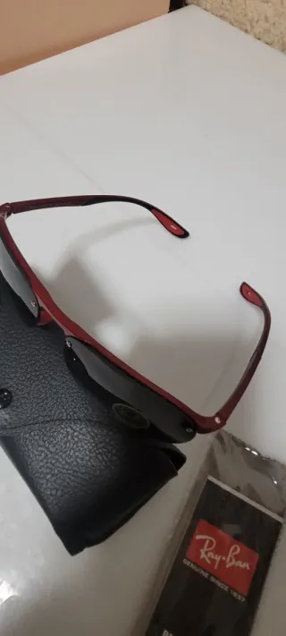 Gafas de Sol Ray-Ban Rojas y Grises