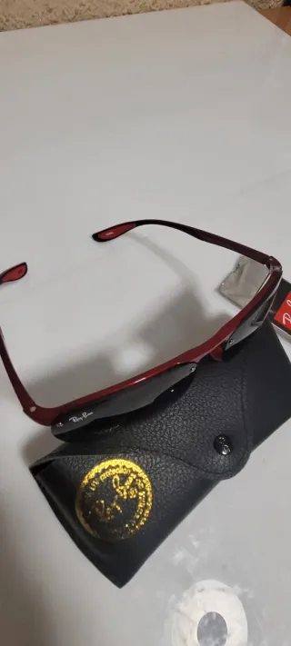 Gafas de Sol Ray-Ban Rojas y Grises