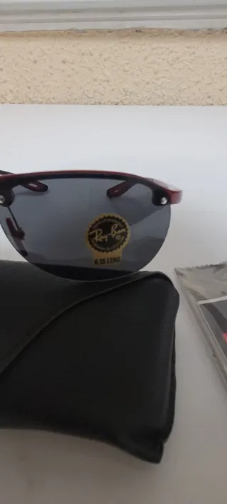 Gafas de Sol Ray-Ban Rojas y Grises