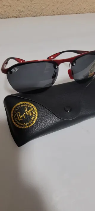 Gafas de Sol Ray-Ban Rojas y Grises