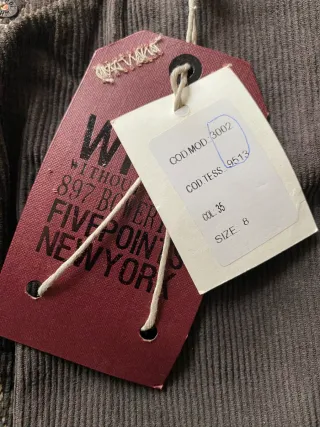 Pantaloni bambino Whop velluto marrone tg 8 anni