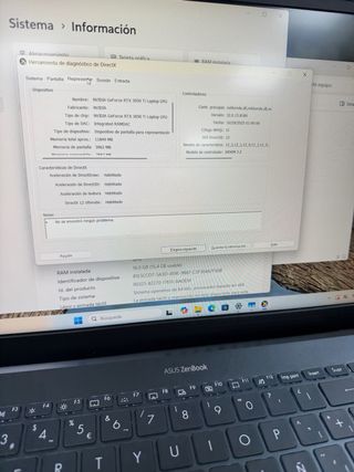 Portátil ASUS Ryzen9 5900HX, 16GB 1TB RTX 3050ti