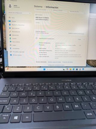 Portátil ASUS Ryzen9 5900HX, 16GB 1TB RTX 3050ti