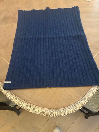 Cuello-bufanda Max Mara Lana súper suave. Azul