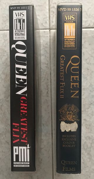 Queen VHS Greatest Flix I & II
