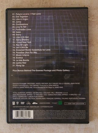DVD Madonna The Confessions Tour