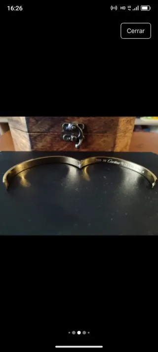Pulsera Cartier 750 Oro