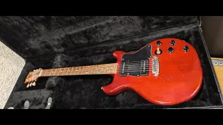 LSL Topanga Simka Cherry Red Guitarra