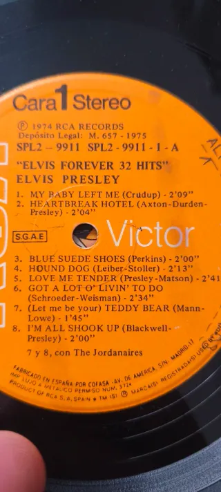 Vinilo Elvis Presley Hits Forever