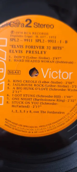 Vinilo Elvis Presley Hits Forever