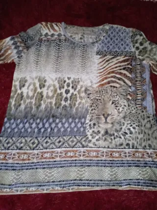 Camiseta print mujer